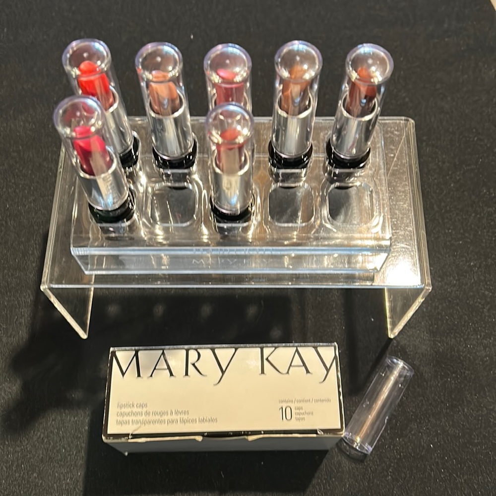 Mary Kay Lipstick Display Tray & Caps